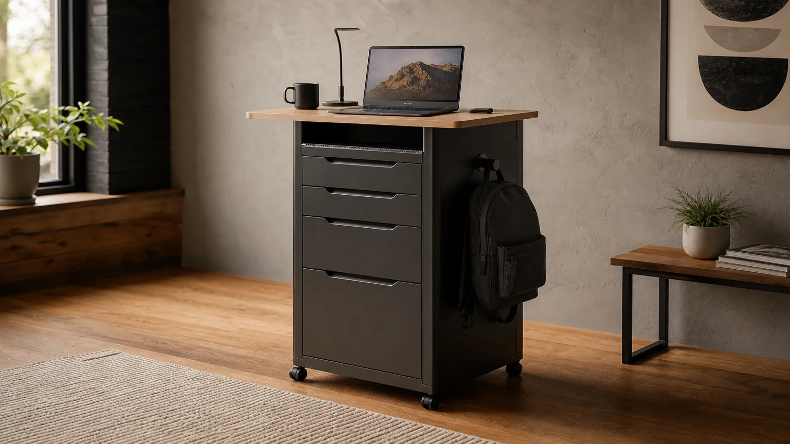 compact presentation stand workflow